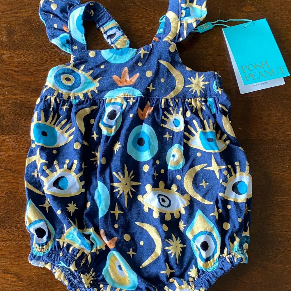 3-6 month Romper Posh Peanut